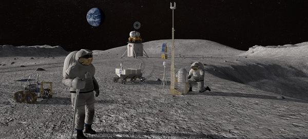 Astronautas na Lua
