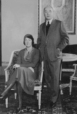 Friedrich Bergius e sua esposa
