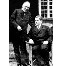 Richard Kuhn com Richard Willstätter