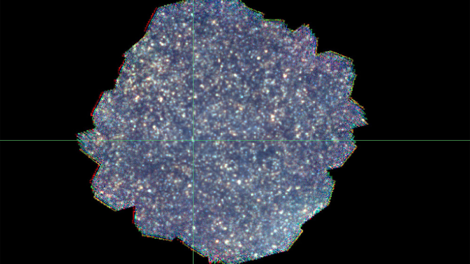 Campo profundo do Herschel